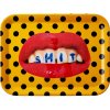 Serviravimo padėklas TOILETPAPER SHIT 32 x 43,5 cm, geltonas, Seletti