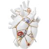 Vaza KINTSUGI LOVE IN BLOOM 25 cm, balta, Seletti