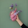 Vaza LOVE IN BLOOM 25 cm, rožinė, Seletti