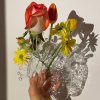 Vaza LOVE IN BLOOM 25 cm, stiklas, Seletti