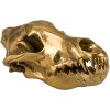 Figūrėlė WUNDERKAMMER WOLF SKULL 28 cm, sidabro spalvos, aliuminis, Seletti