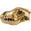 Figūrėlė WUNDERKAMMER WOLF SKULL 28 cm, sidabro spalvos, aliuminis, Seletti