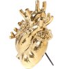 Vaza LOVE IN BLOOM 25 cm, aukso spalvos, Seletti
