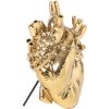 Vaza LOVE IN BLOOM 25 cm, aukso spalvos, Seletti