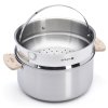 Puodas ALCHIMY LOQY 24 cm, sidabro spalvos, nerūdijantis plienas, de Buyer