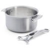 Puodas ALCHIMY LOQY 16 cm, sidabro spalvos, nerūdijantis plienas, de Buyer