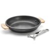 Keptuvė CHOC EXTREME LOQY 24 cm, juoda, aliuminė, de Buyer