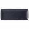 Serviravimo lėkštė BB BLACK 29,5 x 12 cm, stačiakampė, juoda, MIJ