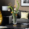 Vaza MINERVA GOLD 40 cm, skaidri, Nachtmann