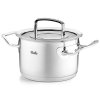 Kepimo puodas ORIGINAL PROFI 16 cm, sidabro spalvos, nerūdijantis plienas, Fissler