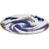 Pietų lėkštė DIESEL CLASSICS ON ACID IMARI DRAGON 28 cm, mėlynos spalvos, porcelianas, Seletti