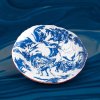 Pietų lėkštė DIESEL CLASSICS ON ACID BLUE CHINOISERIE 28 cm, mėlynos spalvos, porcelianas, Seletti