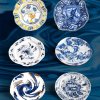 Pietų lėkštė DIESEL CLASSICS ON ACID BLUE CHINOISERIE 28 cm, mėlynos spalvos, porcelianas, Seletti