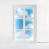 Sieninė dekoracinė lempa WINDOW #3 90 x 57 cm, baltos spalvos, medis/akrilas, Seletti