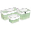 Maisto laikymo indas GREENSAVER GOOD GRIPS 4,0 l, baltos spalvos, plastikinis, OXO