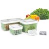Maisto laikymo indas GREENSAVER GOOD GRIPS 1,5 l, baltos spalvos, plastikinis, OXO