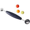 Meliono skobtuvas GOOD GRIPS 23 cm, juodos spalvos, nerūdijantis plienas, OXO