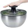 Salotų sukama pjaustyklė STEEL 6,0 l, sidabro spalvos, nerūdijantis plienas, OXO