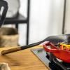 Virtuvinis apvertimo įrankis Wok keptuvė 31 cm, ruda, silikonas, Staub