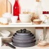 Puodų rinkinys INGENIO NATURAL FORCE L3969002, 4 vnt. rinkinys, pilkos spalvos, aliuminis, Tefal