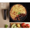 Puodų rinkinys INGENIO BLACK STONE L3998902, 4 vnt. rinkinys, juodos spalvos, aliuminis, Tefal