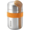 Priešpiečių dėžutė 400 ml, oranžinės spalvos, nerūdijantis plienas, Black+Blum