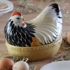 Virtuvinis produktų laikymo indas MOTHER HEN 21 cm, juodai/baltos spalvos, akmens masės, Mason Cash