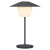 Nešiojamas stalinis šviestuvas ANI MINI 21 cm, LED, magneto pilkumo, aliuminis, Blomus
