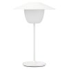Nešiojamas stalinis šviestuvas ANI MINI 21 cm, LED, baltos spalvos, aliuminis, Blomus