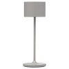 Nešiojamas stalinis šviestuvas FAROL MINI 19,5 cm, LED, baltos spalvos, palydovo pilkos spalvos, Blomus