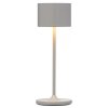 Nešiojamas stalinis šviestuvas FAROL MINI 19,5 cm, LED, baltos spalvos, palydovo pilkos spalvos, Blomus
