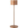 Nešiojamas stalinis šviestuvas FAROL 35,5 cm, LED, rūdžių imitacija, aliuminis, Blomus
