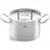 Puodų komplektas ORIGINAL PROFI + universali keptuvė CERATAL COMFORT, 6 vnt. rinkinys, Fissler