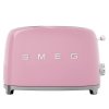 Skrudintuvė TSF01PKEU, 2 skiltelės, pastelinė rožinė, Smeg