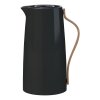 Vakuuminis ąsotis EMMA 1,2 l, skirtas kavai, juodos spalvos, nerūdijantis plienas, Stelton