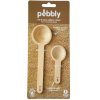 Matavimo puodelis NBA226, 2 vnt. rinkinys, mediena, Pebbly