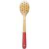 Maišymo šaukštas NBA137 30 cm, perforuotas, bambukas, raudonos spalvos, Pebbly