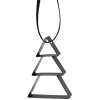 Kalėdinė dekoracija FIGURA 5,5 cm, Kalėdų eglutė, švelniai juodos spalvos, nerūdijantis plienas, Stelton