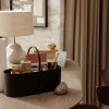Laikymo konteineris GRIB 35 cm, juoda, geležis, tvirta LIVING