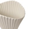 Vaza FONTANAS 30,5 cm, balta, akmens masė, tvirtas LIVING