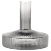 Vyno grafinas RIPPLE 1,7 l, pilka, stiklas, ferm LIVING