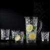 Vandens stiklinė BOSSA NOVA 330 ml, 4 vnt. rinkinys, su ąsočiu, stiklas, Nachtmann
