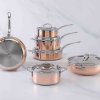 Troškintuvė COPPERBOND 22 cm, 3,8 l, varinis, Hestan