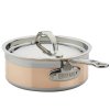 Troškintuvė COPPERBOND 18 cm, 1,9 l, varinis, Hestan