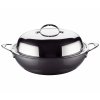 Wok keptuvė indukcinei kaitlentei NANOBOND TITANIUM 36 cm, 4,7 l, nerūdijantis plienas, Hestan