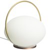 Nešiojamas stalinis šviestuvas ORBIT 19 cm, auksinė, aliuminis, vaizdas
