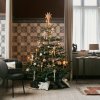 215370 4 vanocni koule marble 9 cm sada 4 ks sklo ferm living