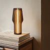 216959 3 prenosna stolni lampa radiant 28 cm led tmave hneda drevo eva solo