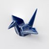 217118 1 oblazek na odlozeni hulek origami crane modra keramika mij