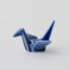 217118 2 oblazek na odlozeni hulek origami crane modra keramika mij